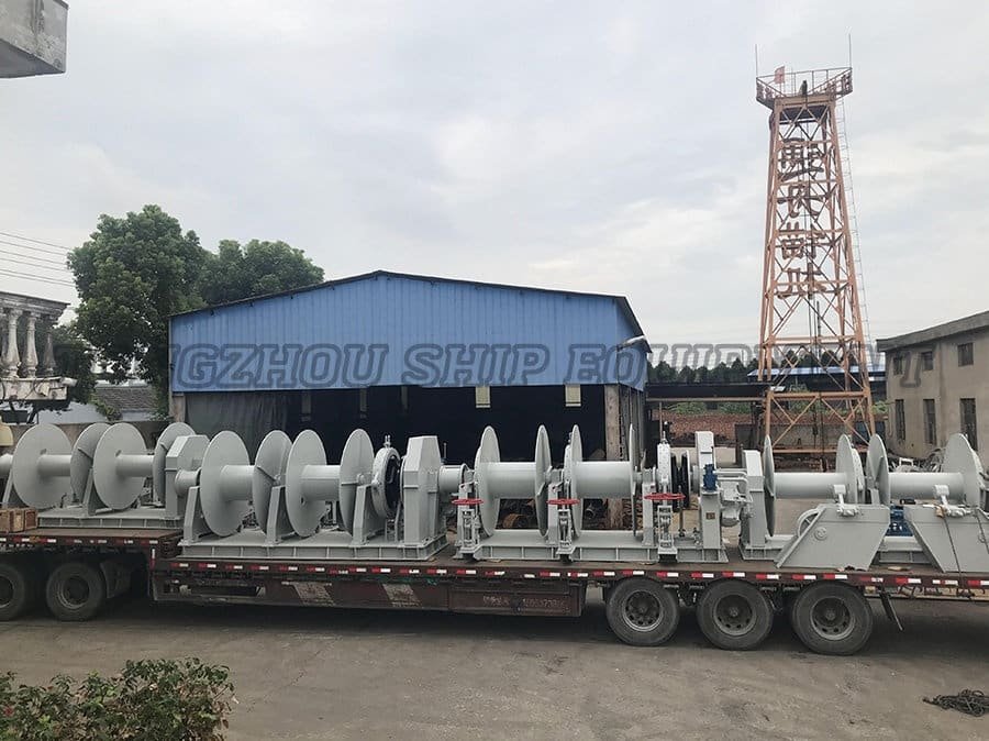Hydraulic Combined Windlass And Mooring Winch 08